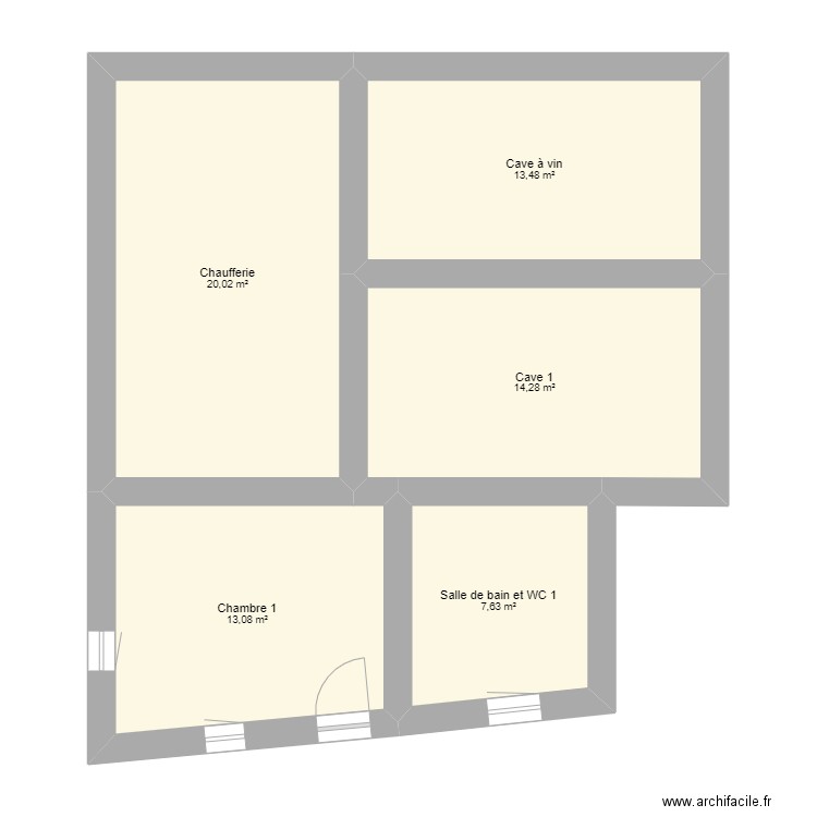 Maison Les Combes. Plan de 0 pièce et 0 m2