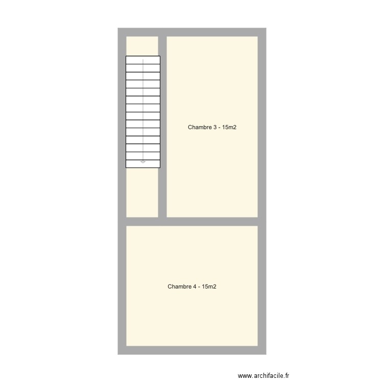 CHIRONNAUD 1ER ETAGE. Plan de 0 pièce et 0 m2