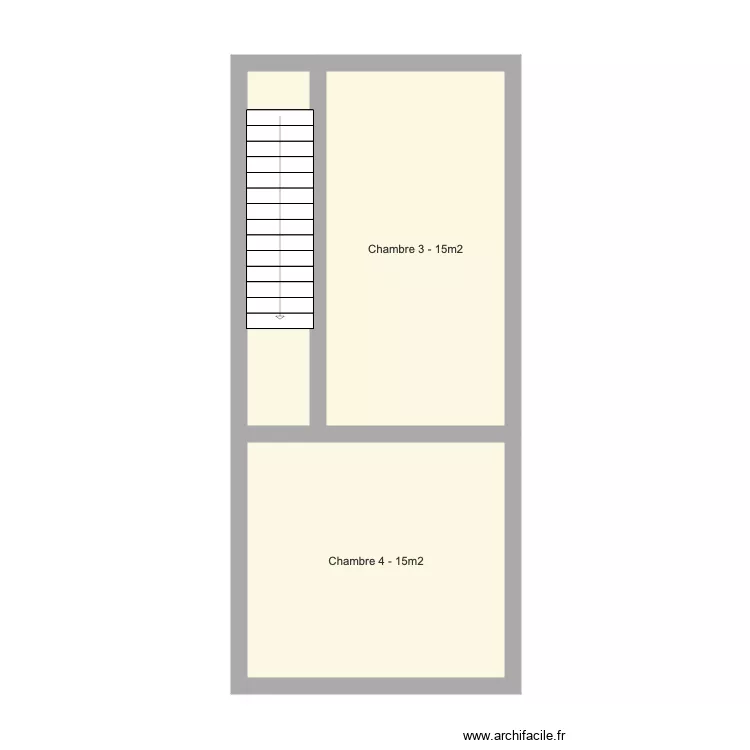 CHIRONNAUD 1ER ETAGE. Plan de 