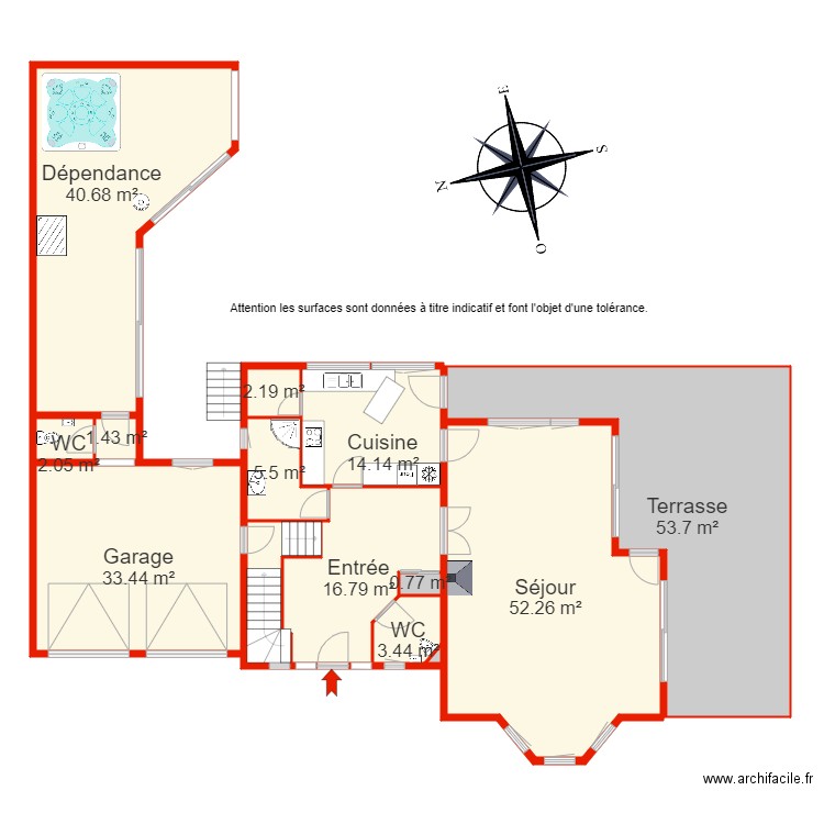 BI 6552 rdc. Plan de 0 pièce et 0 m2