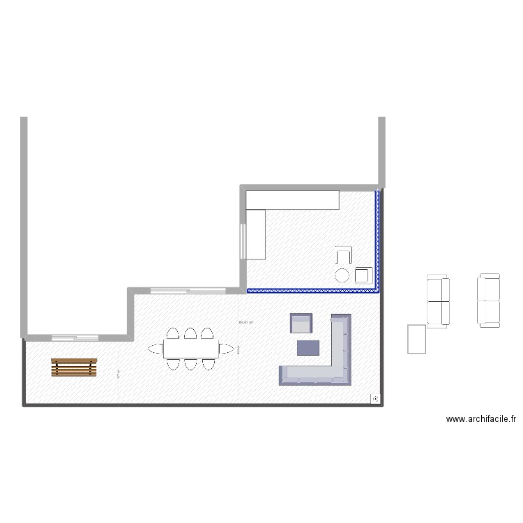 TERRASSE NYSDAM. Plan de 0 pièce et 0 m2