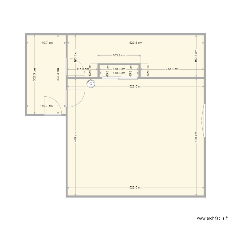 Ch etage NE. Plan de 0 pièce et 0 m2