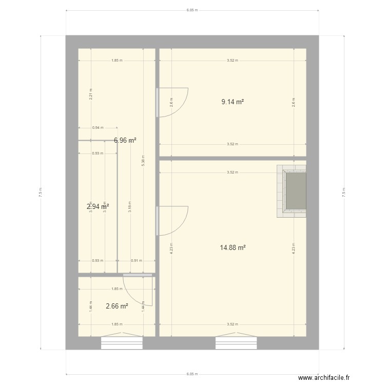 pichon r1. Plan de 0 pièce et 0 m2