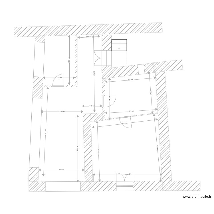 Implantation Etage. Plan de 0 pièce et 0 m2