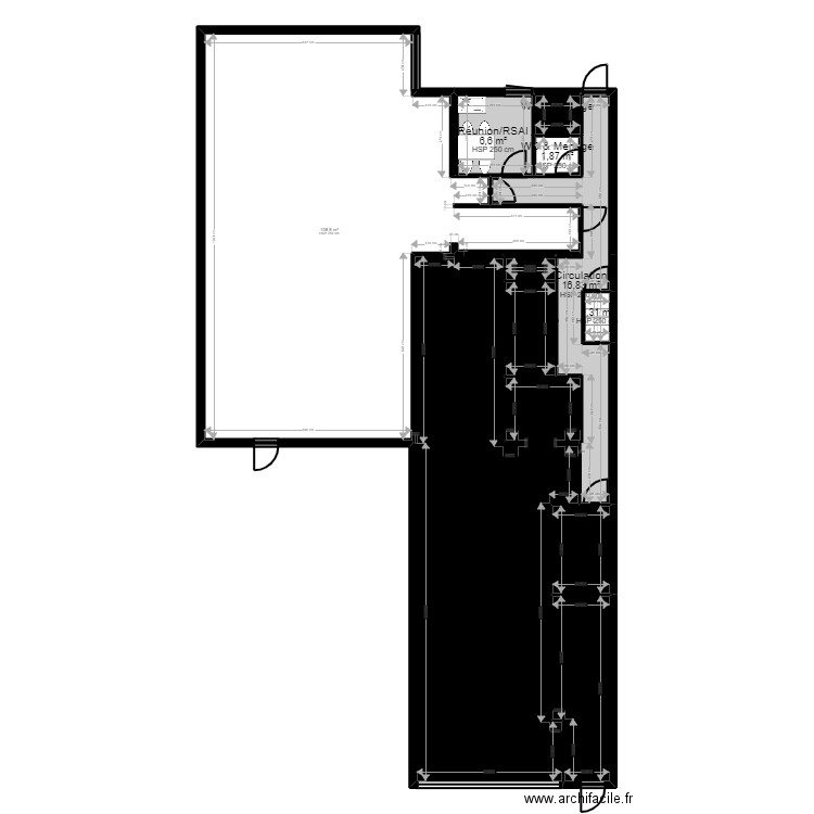 Malakoff 2 projet V2 ArL fr  jod 22. Plan de 19 pièces et 286 m2