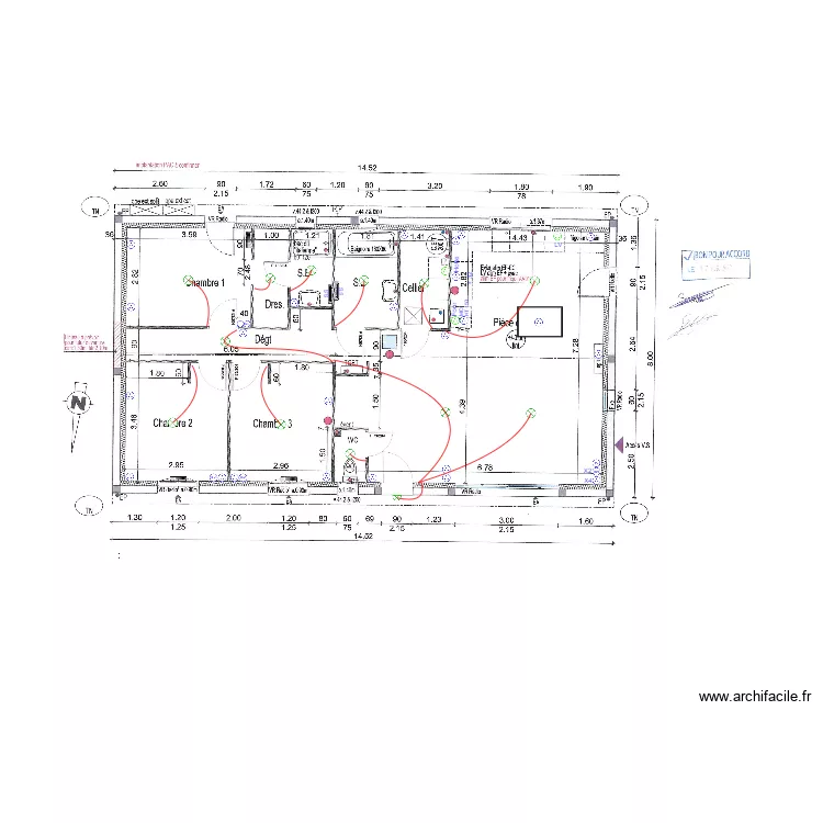 SANDRE ELEC. Plan de 