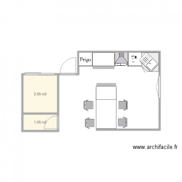 Cuisine C. Plan de 0 pièce et 0 m2