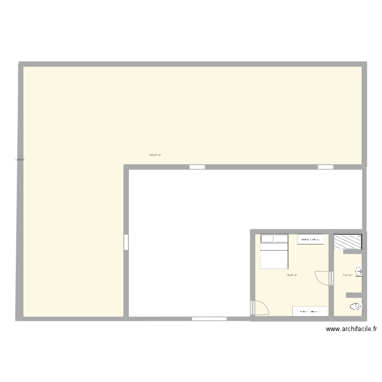 poulailler 300m2. Plan de 0 pièce et 0 m2