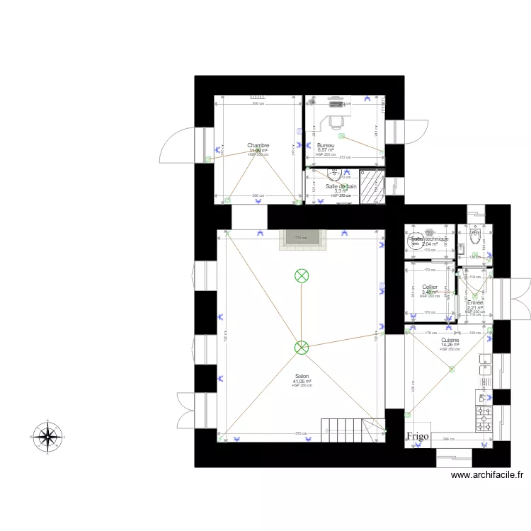 Maison DolleMoL FINIE. Plan de 
