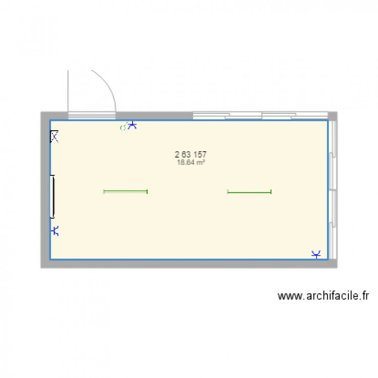 2 63 157. Plan de 0 pièce et 0 m2