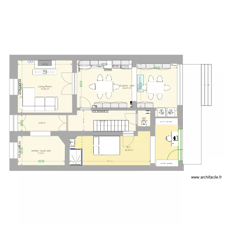 Jonniaux. Plan de 
