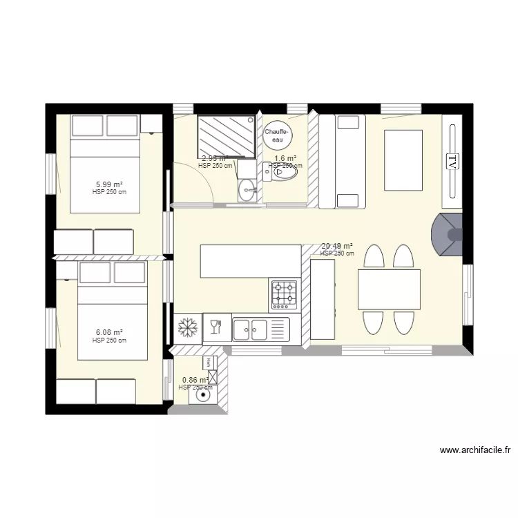 maison container. Plan de 
