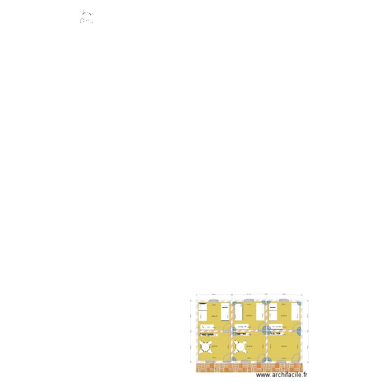 CHAMBRES VISITEURS. Plan de 0 pièce et 0 m2
