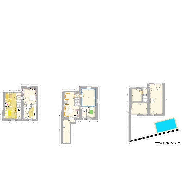 Ginoles furnished. Plan de 21 pièces et 269 m2