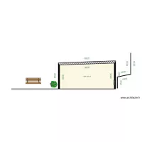 plan coupe chalet jardin 