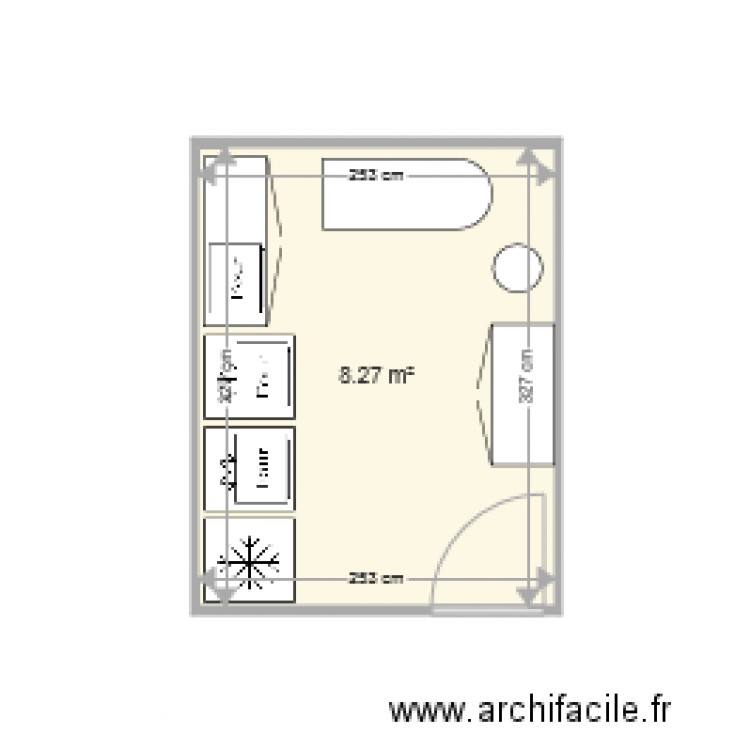Pièce 12 Cuisine. Plan de 0 pièce et 0 m2