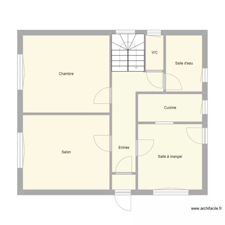 Croquis MATHIS RDCH. Plan de 