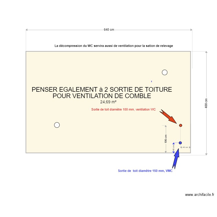 PLAN TOITURE ANEXE. Plan de 0 pièce et 0 m2