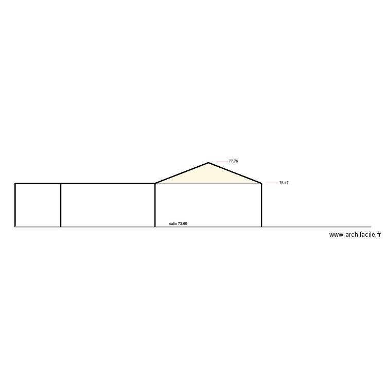 REBUFFAT COUPE MAJ10/10. Plan de 4 pièces et 51 m2