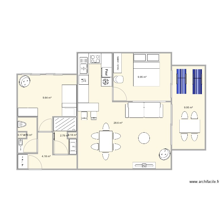 Santa Clara 2 optimiséV3 WC inchangé. Plan de 0 pièce et 0 m2