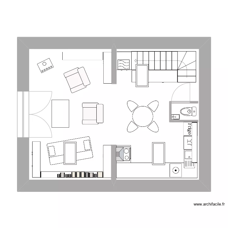 N2 grange 95 base. Plan de 
