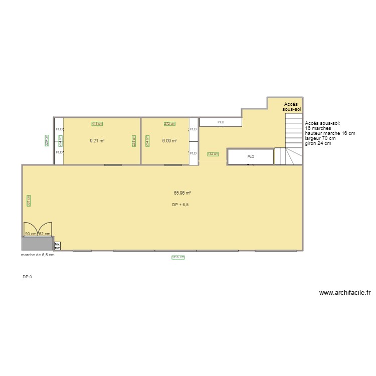 SIMPLEMENT VRAC RDC AVANT TRAVAUX. Plan de 0 pièce et 0 m2