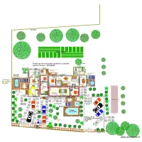 plan masse am&eacute;nagement sejour studio sans extension