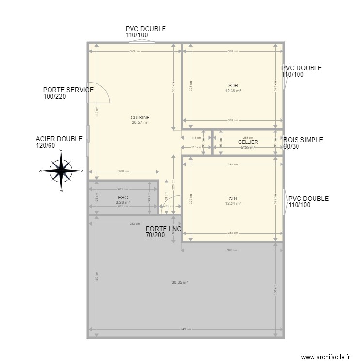 DELAGNES. Plan de 0 pièce et 0 m2