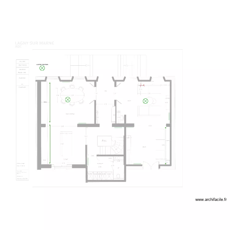 RDC aux c&ocirc;tes. Plan de 
