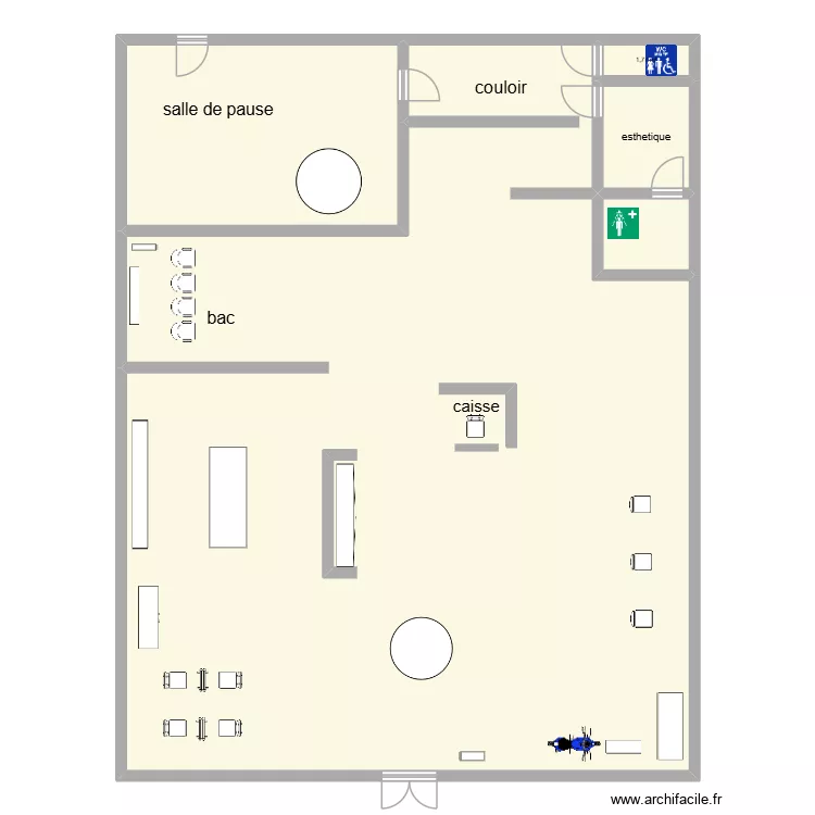 salon Métamorphose. Plan de salon Métamorphose. Plan de