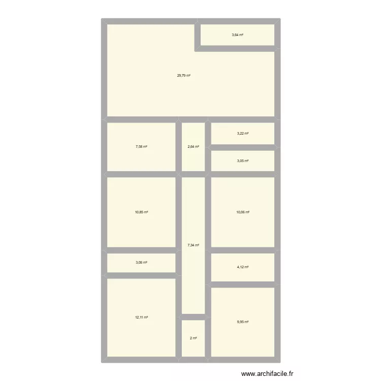 Projet maison. Plan de 15 et 132 m² Projet maison. Plan de 15 et 132 m²