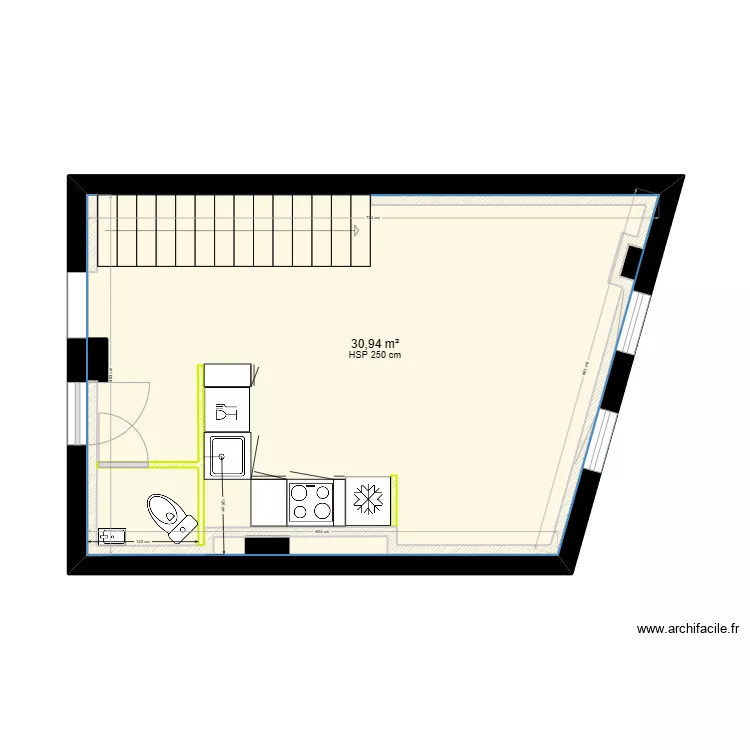 BERGEY 1er Etage plomberie. Plan de 