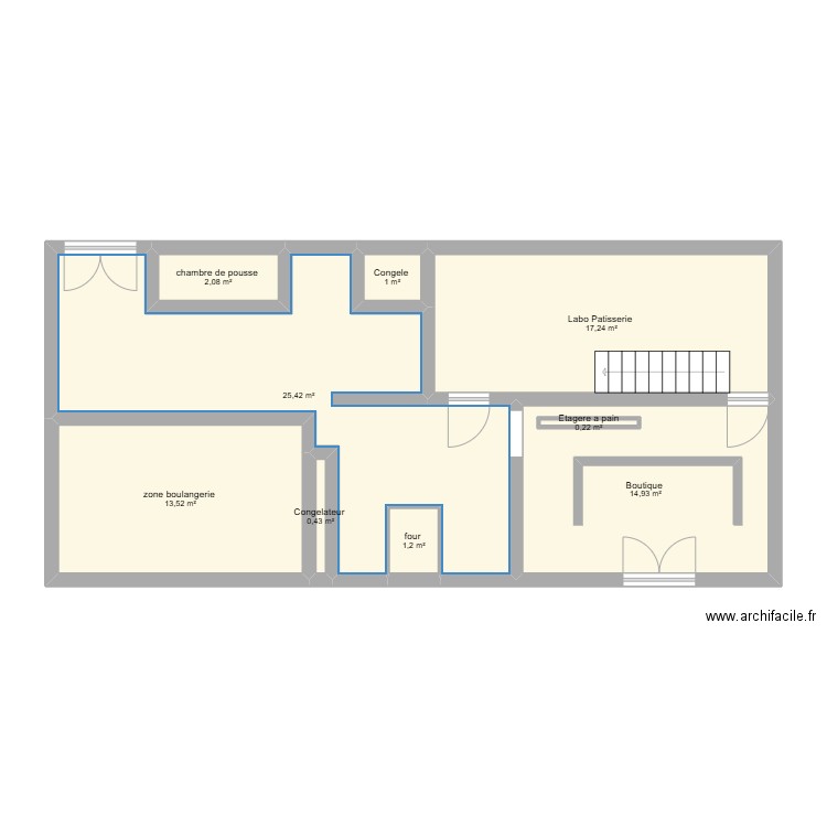 Plan de ma boutique . Plan de 0 pièce et 0 m2
