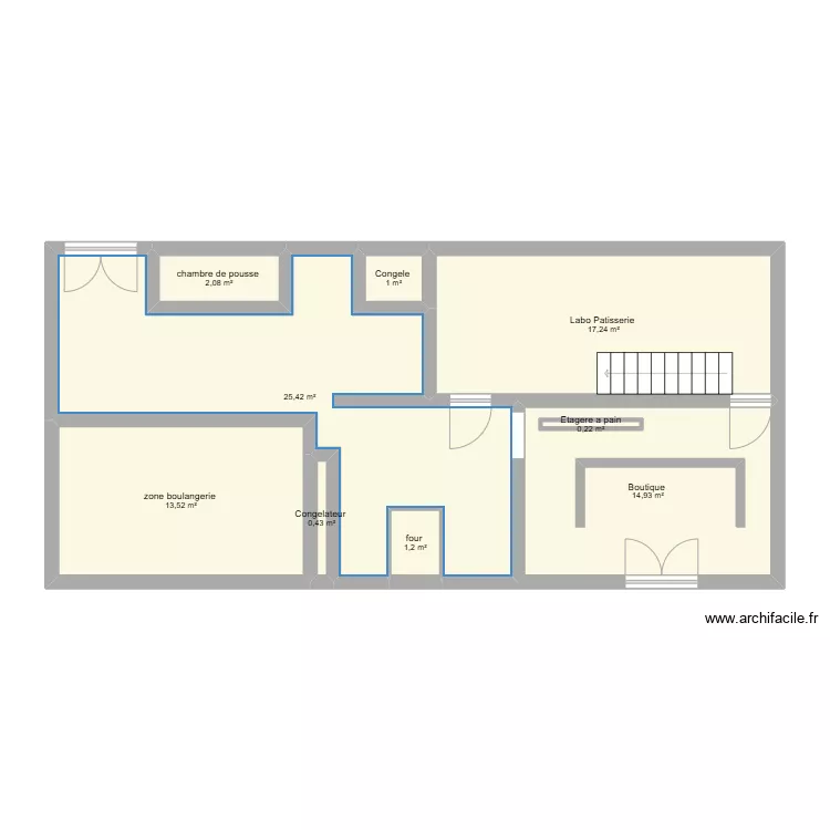 Plan de ma boutique . Plan de 