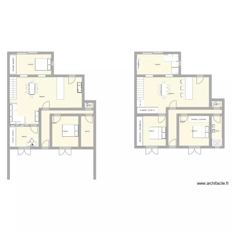 R&eacute;novation Maison 13008 Marseille. Plan de 
