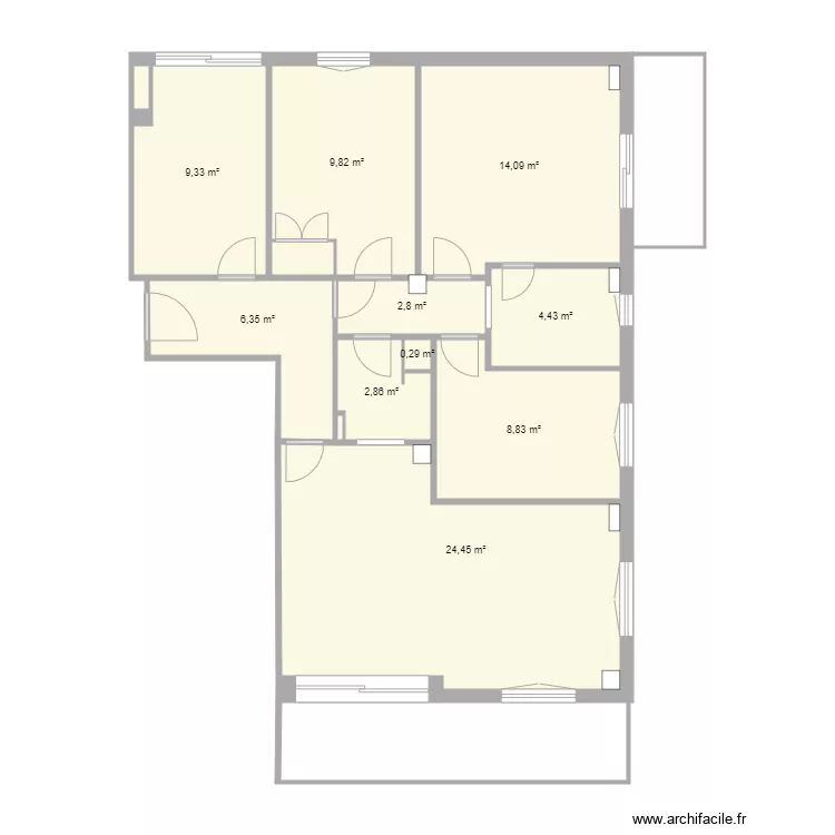 plano casona superficies. Plan de 