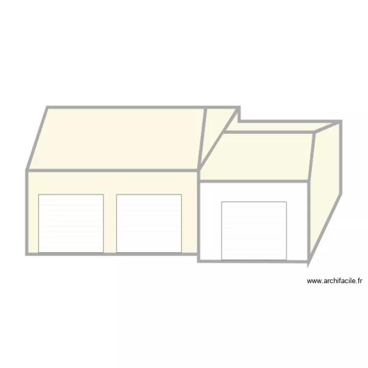 ravel garrage 3d. Plan de 