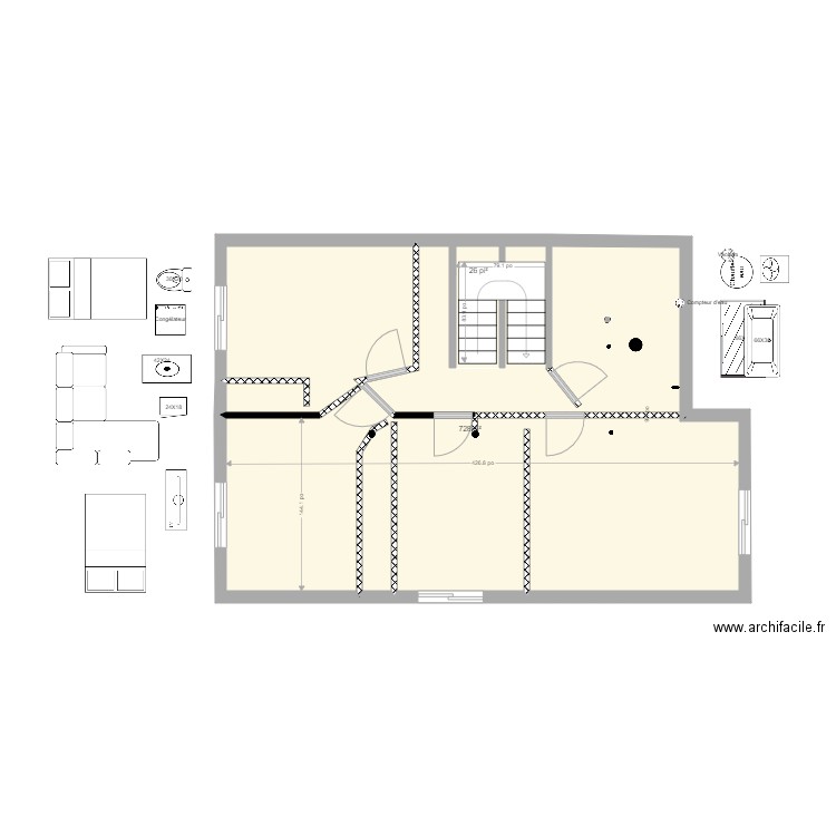 etag2 chablis1. Plan de 0 pièce et 0 m2