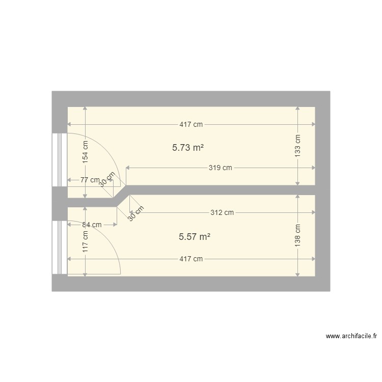 Appart La Poste Remise . Plan de 0 pièce et 0 m2