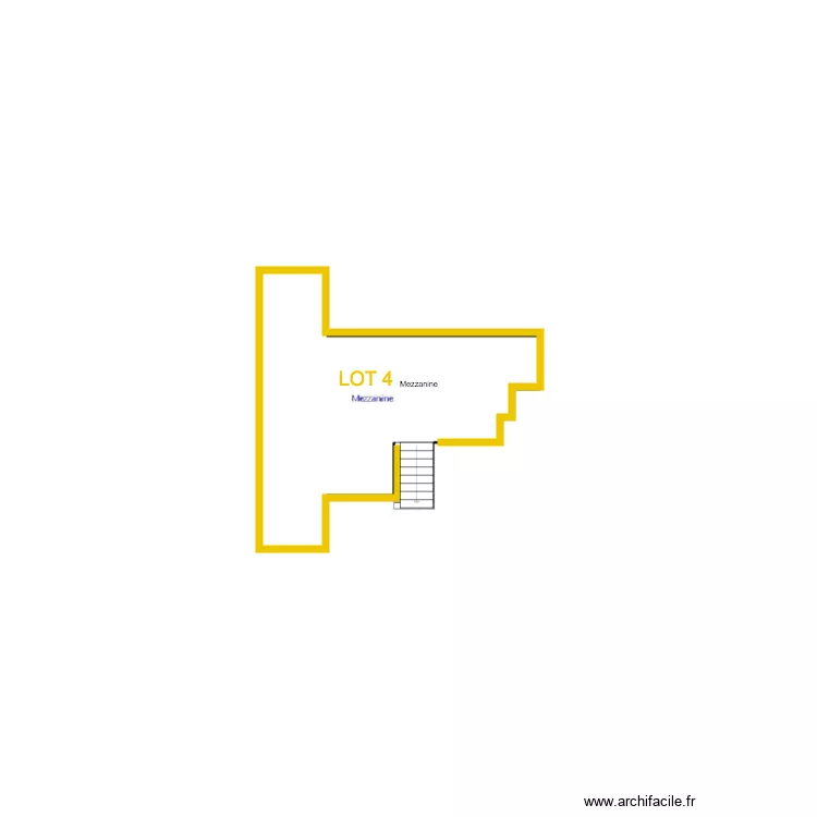 BALIAN MEZZANINE. Plan de 