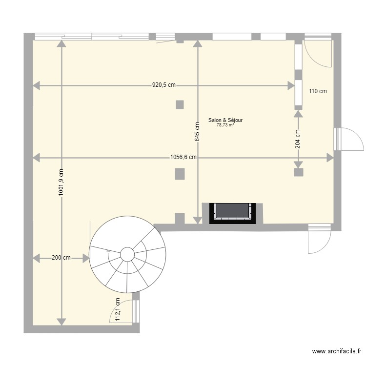 Salon Séjour. Plan de 0 pièce et 0 m2