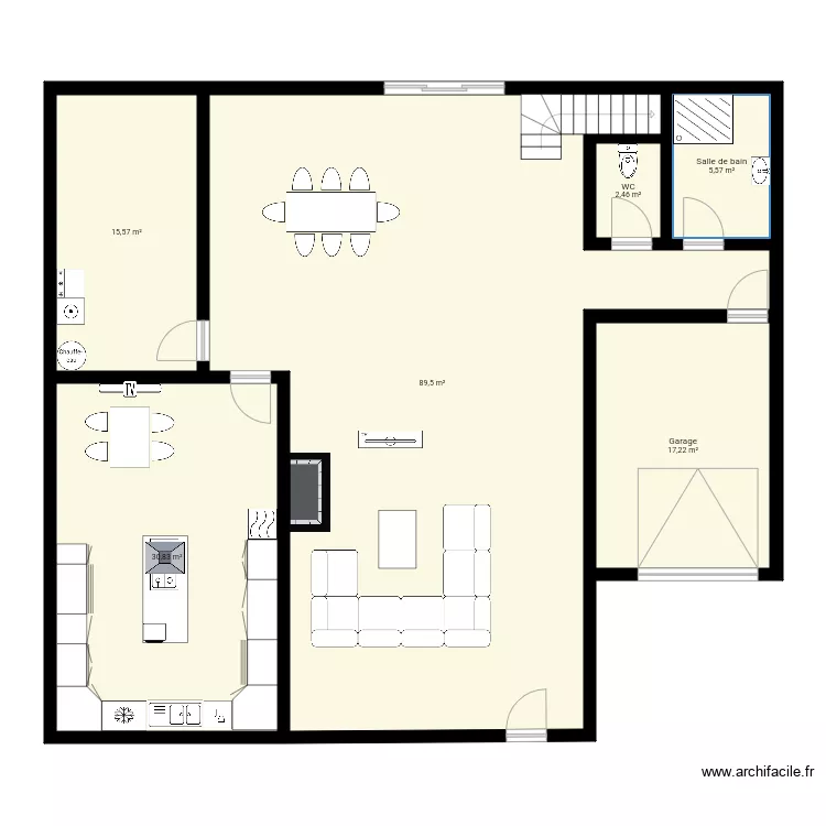 Maison1. Plan de 