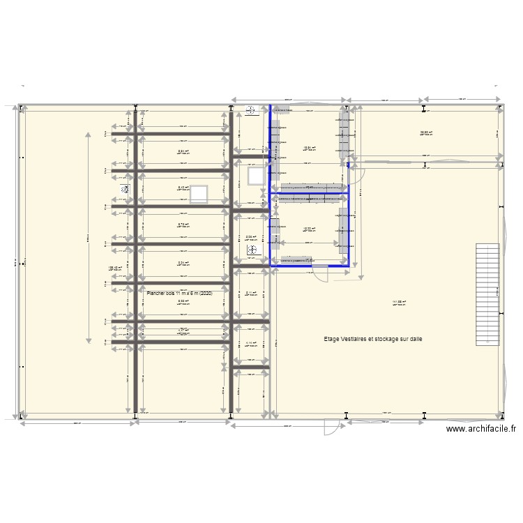 etage 2020. Plan de 0 pièce et 0 m2