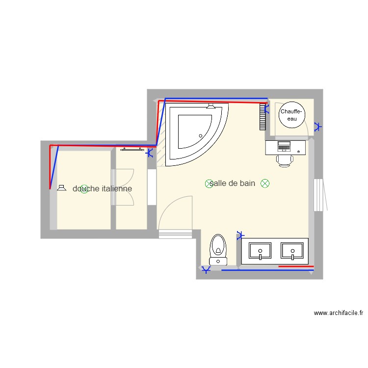 salle de bain 3. Plan de 0 pièce et 0 m2