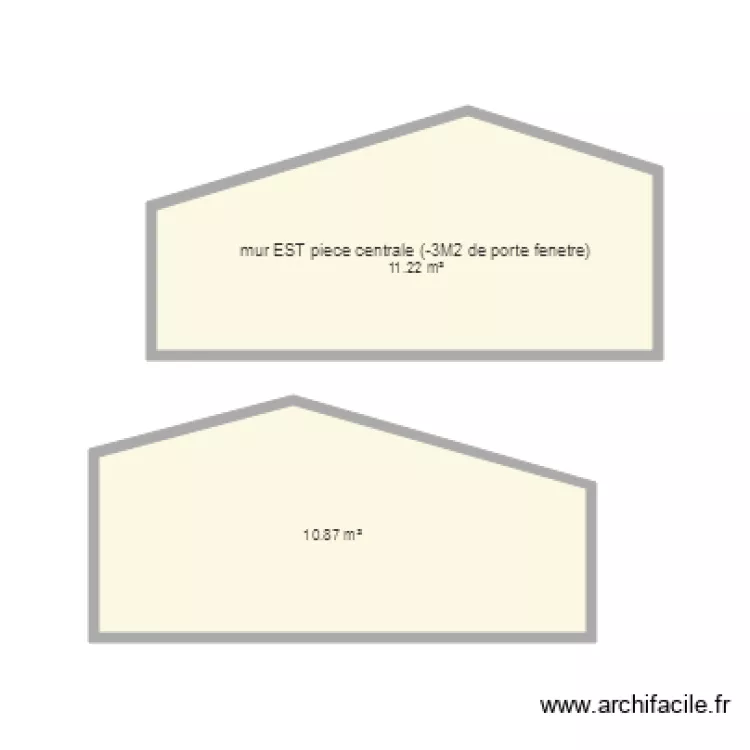 mur baie etage. Plan de mur baie etage. Plan de