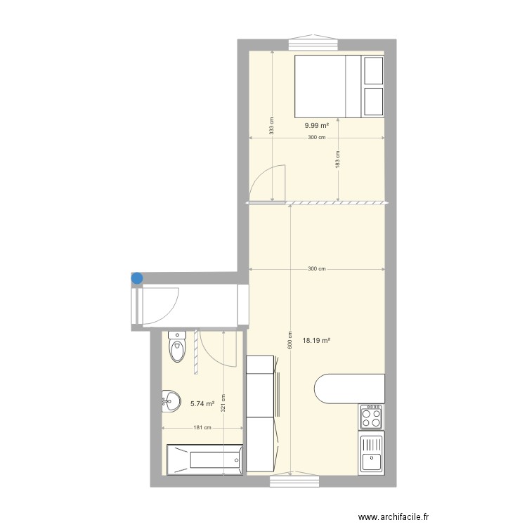 Appartement professeur roux. Plan de 0 pièce et 0 m2