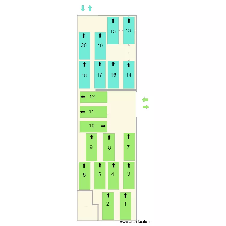 Bonneuil BAT 215 - Version 4 - (5.30x2.20). Plan de 