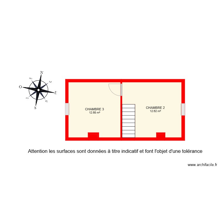 BI 6550 ETAGE 2 M. Plan de 0 pièce et 0 m2