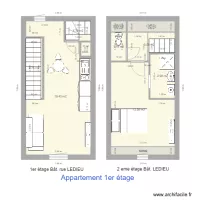 DIEU version 2 unit&eacute;s PLAN ENEDIS 1er &eacute;tage
