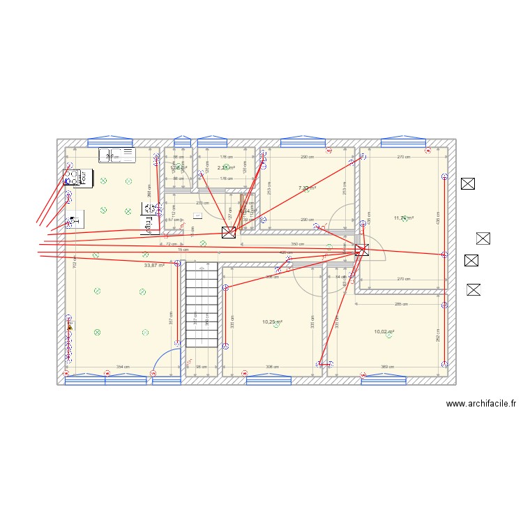 circuit PC. Plan de 0 pièce et 0 m2